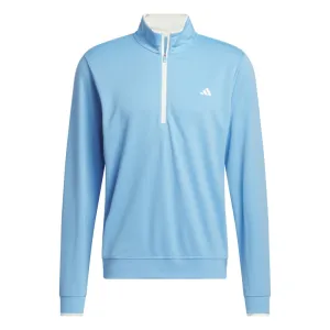 adidas Core Lightweight 1/4 Zip Pullover - Semi Blue Burst