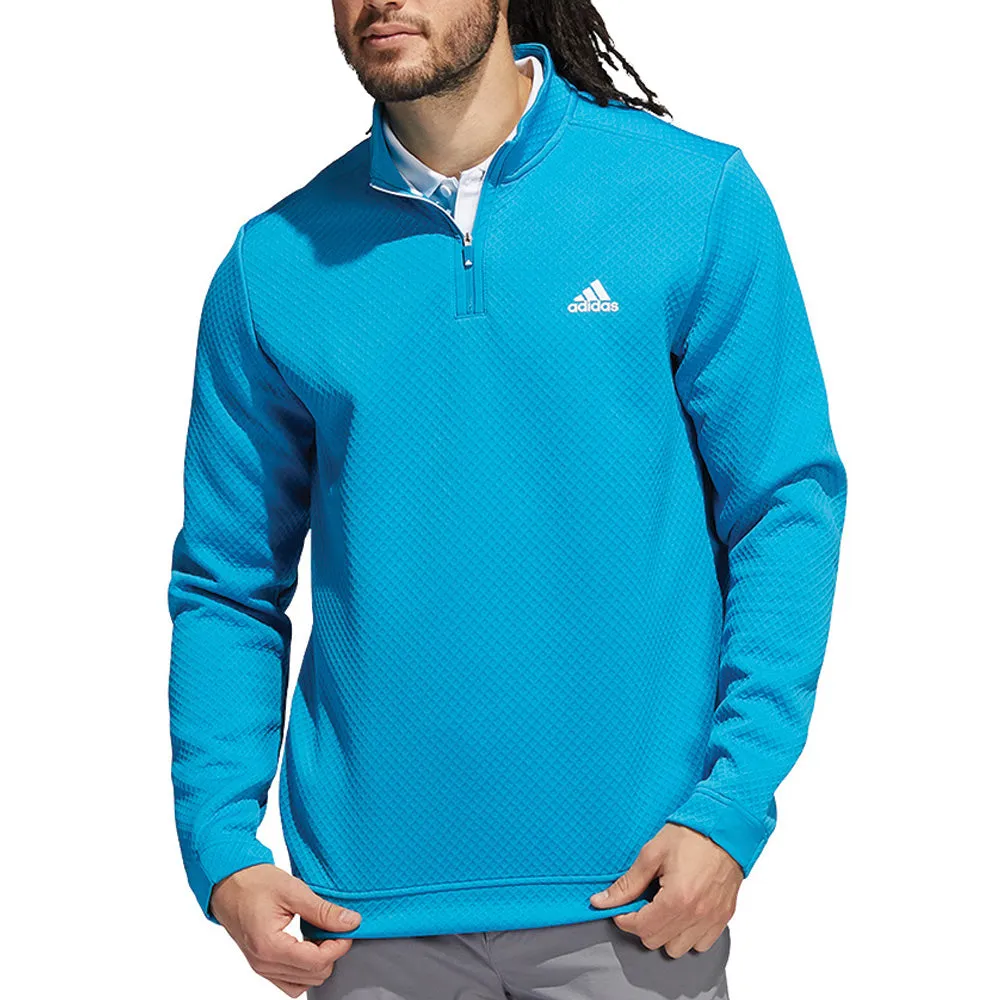 adidas DWR 1/4 Zip Pullover - Sonic Aqua