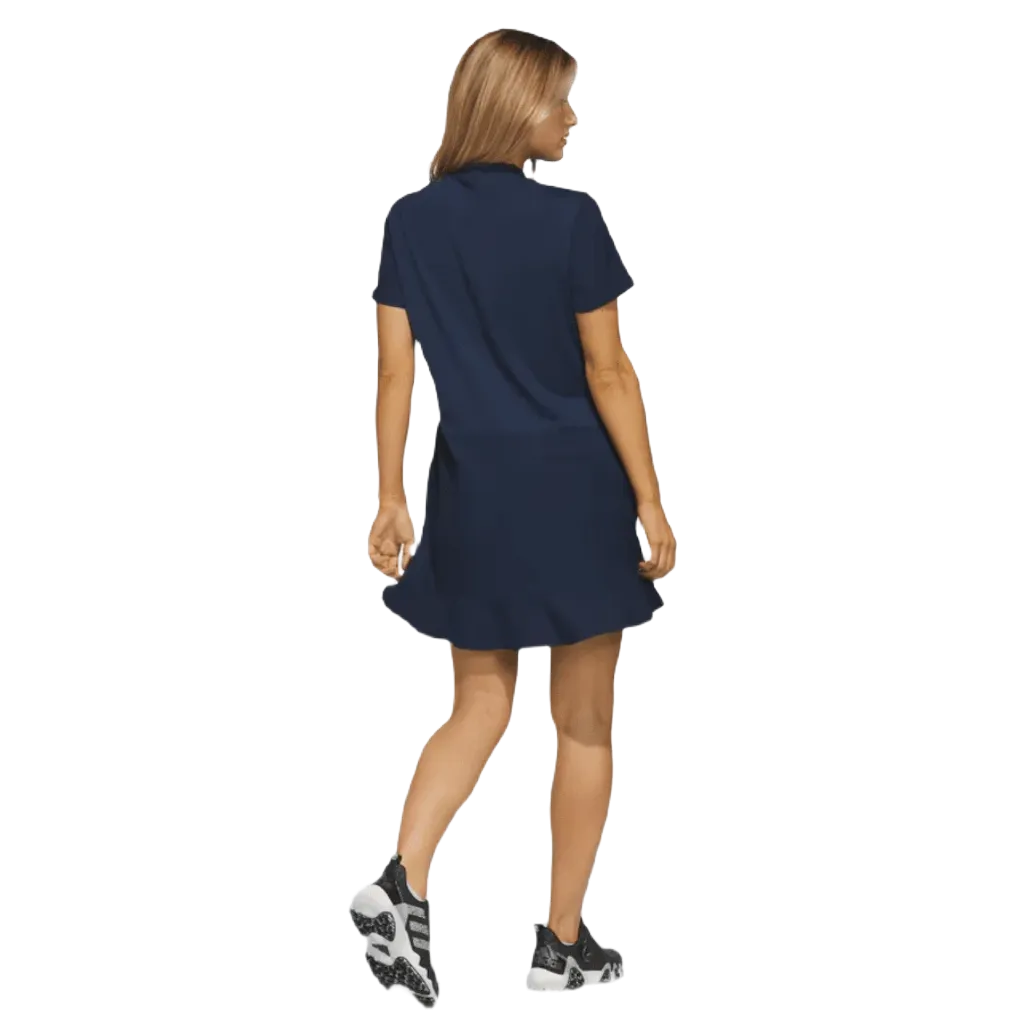 Adidas Ladies Frill Dress - Blue