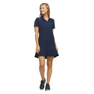 Adidas Ladies Frill Dress - Blue