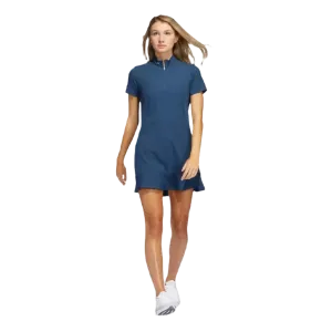 Adidas Ladies Frill Dress - Navy