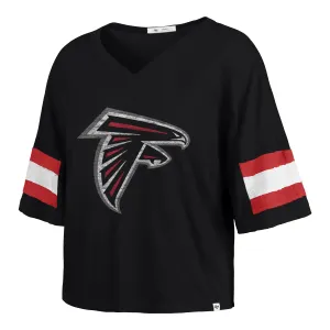 Womens 47 Atlanta Falcons Gridiron Premier Scout Crop Tee - Stylish & Comfortable Fan Apparel