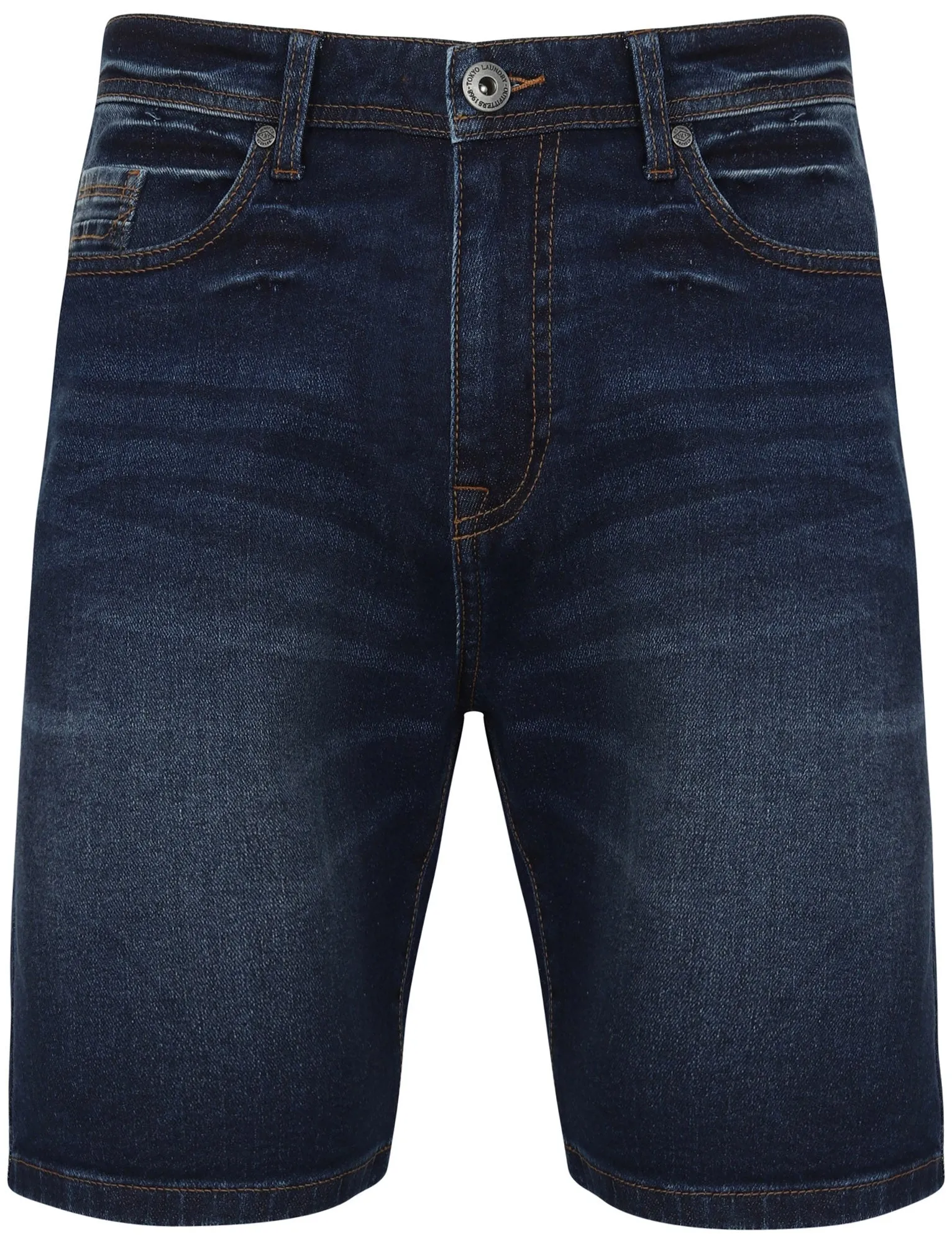 Baraz Denim Shorts in Mid Blue Denim Wash - Tokyo Laundry