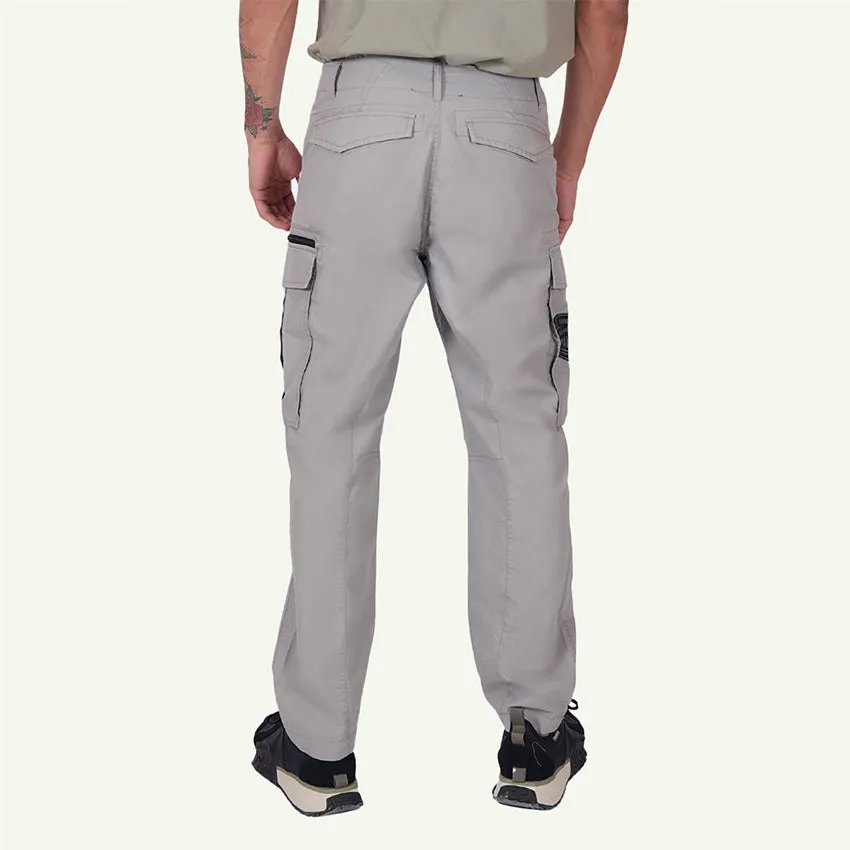 CARGO PANTS AVN PATCH MEN'S PANTS -   GRAY FLANNEL