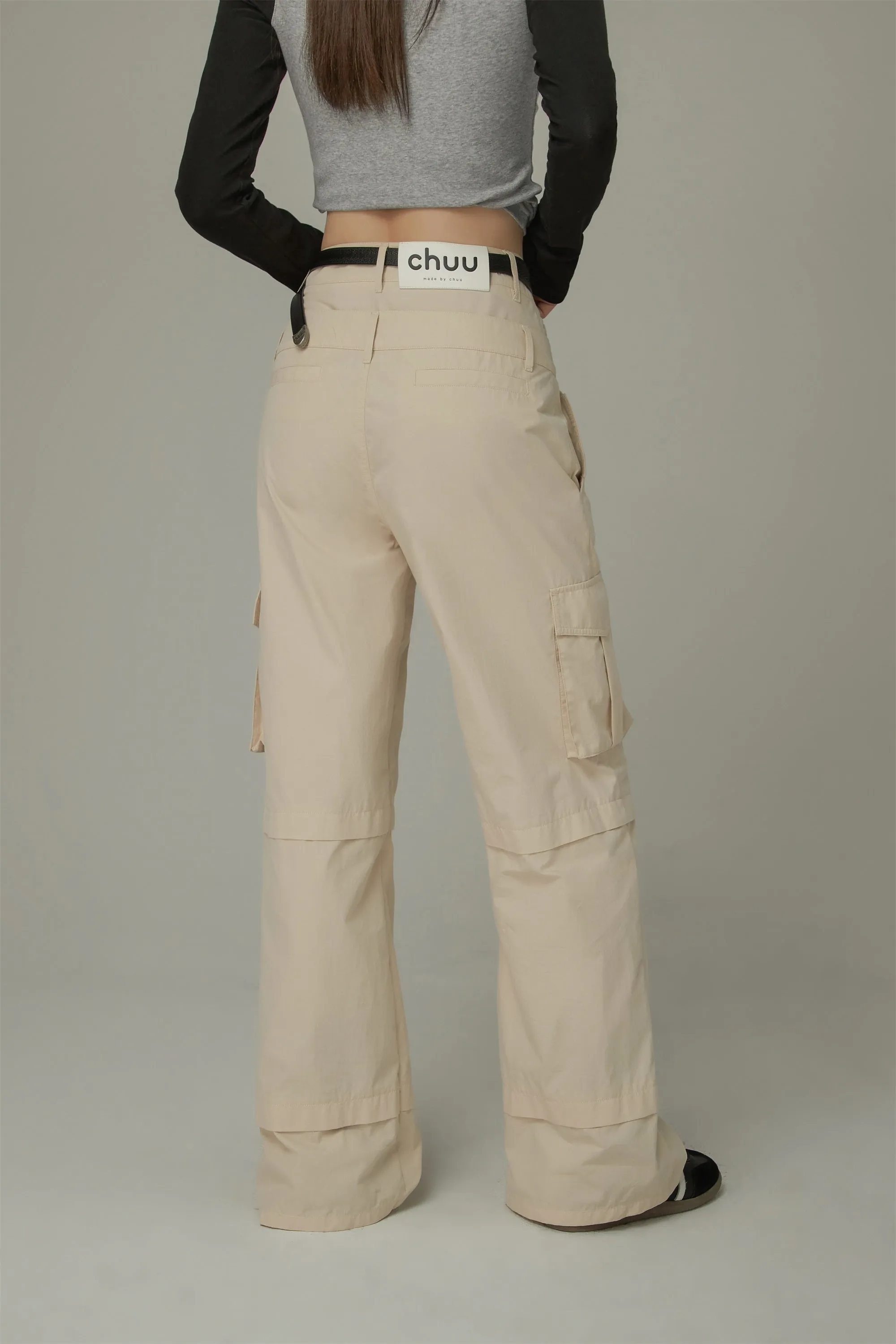 Cargo Wide High Waist Pocket Loose Casual Pants