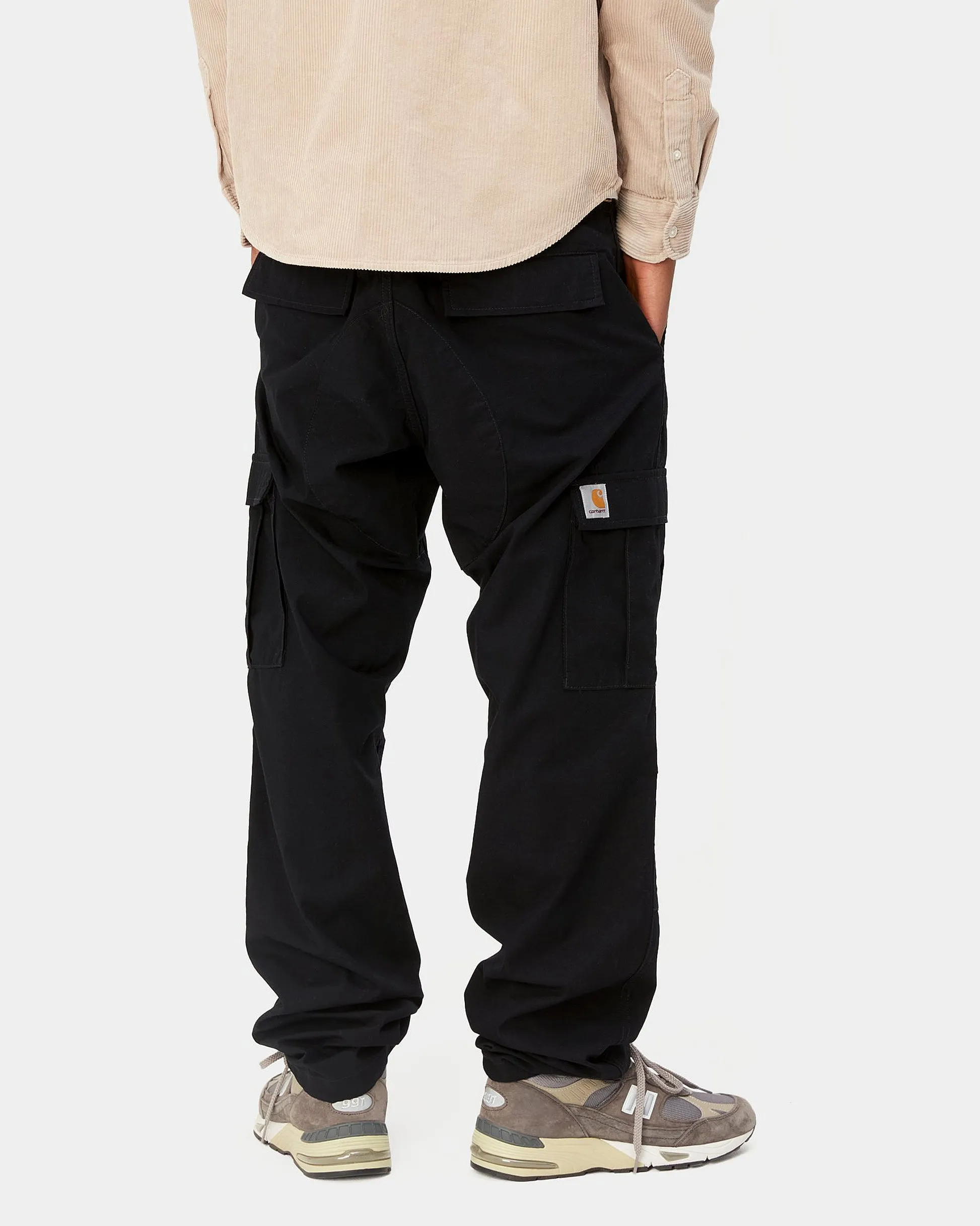 Carhartt WIP Aviation Pant Slim Fit Cargo - Black Rinsed