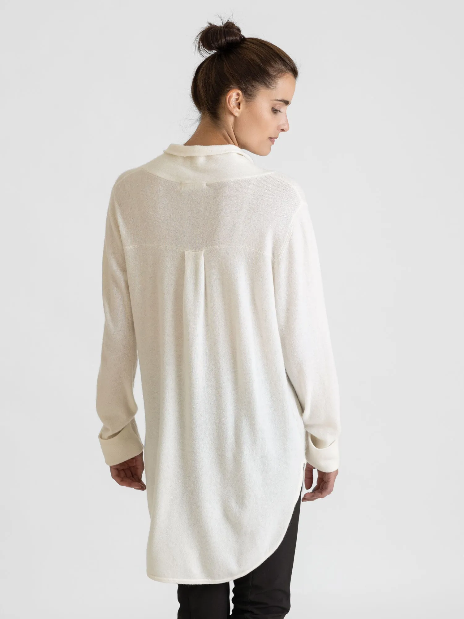 Cashmere sweater “Ida" - white