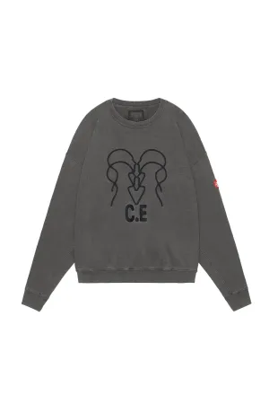 CAV EMPT - OVERDYE WB HEADSx4 C.E CREW NECK