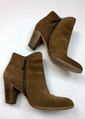 Cole Haan Size 10.5 Brown Suede Ankle Boot