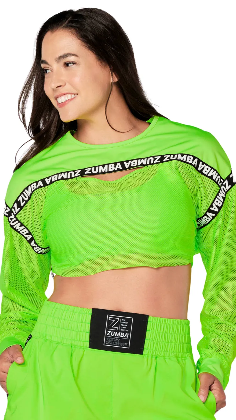 Creatives Unite Long Sleeve Mesh Top (Special Order)