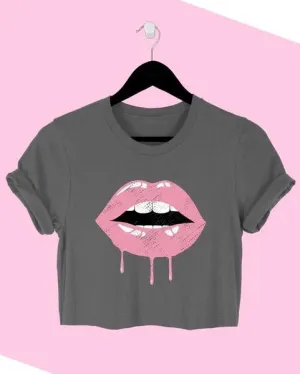 Don’t Give Me Lip Crop Tee