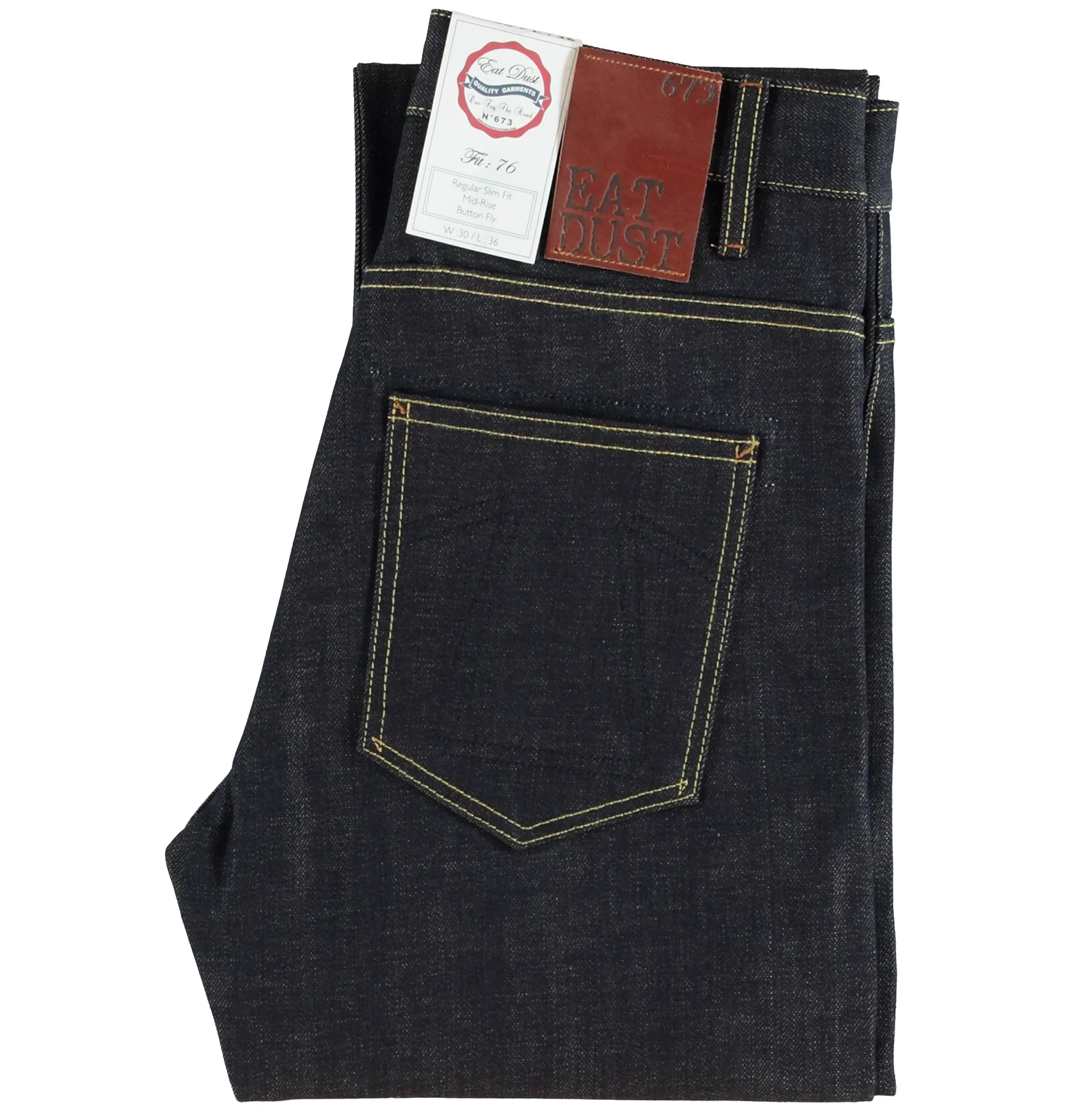 FIT 76 Regular Straight Selvedge Denim L34