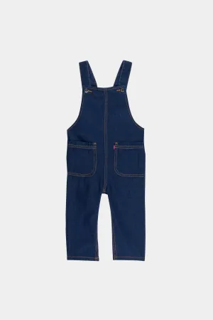 Girls Denim Spaghetti Strap Overalls