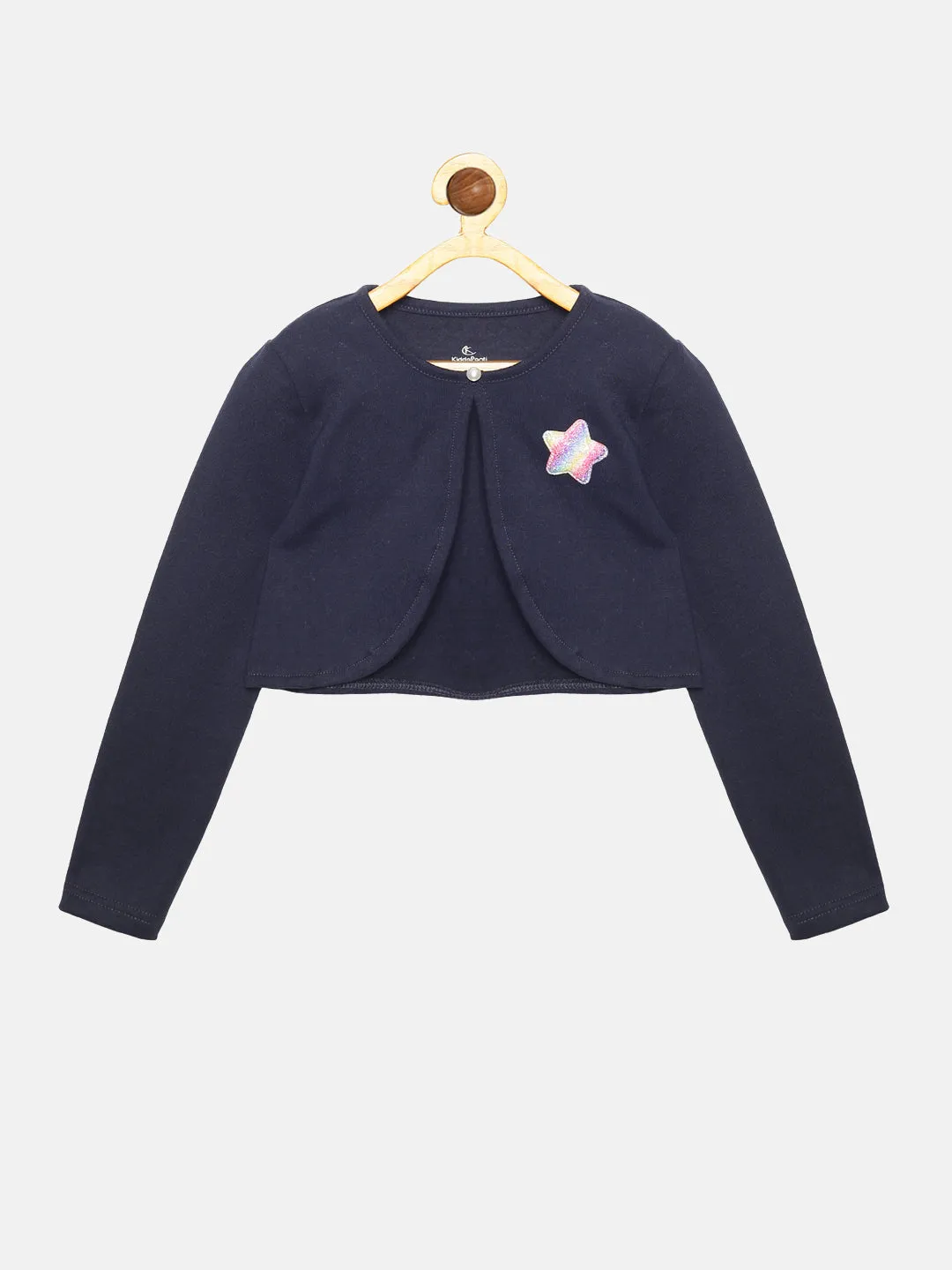 Girls Full Sleeve Crop Shrug