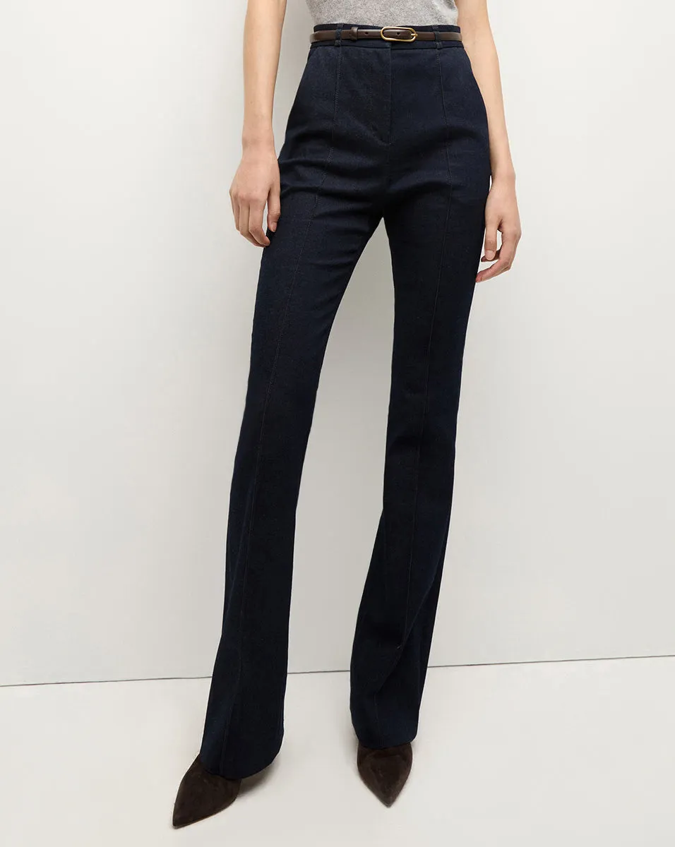 Gracie High-Waisted Belted Denim Pants for Women