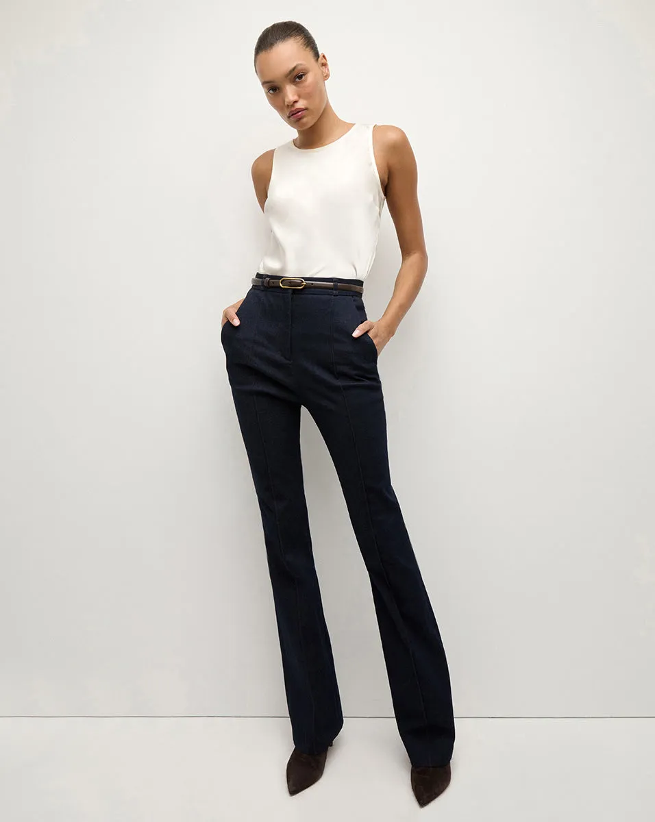 Gracie High-Waisted Belted Denim Pants for Women