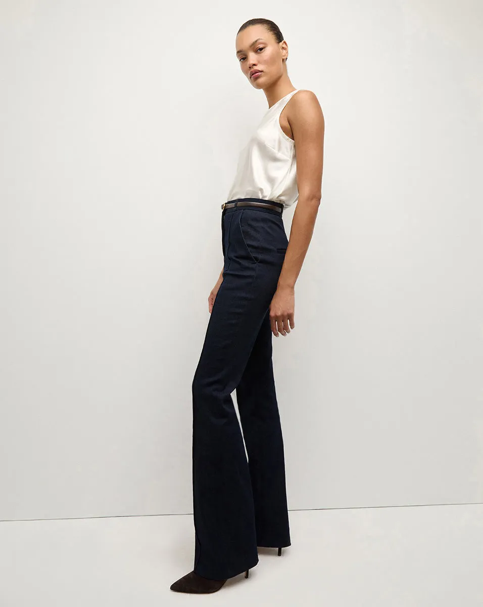 Gracie High-Waisted Belted Denim Pants for Women