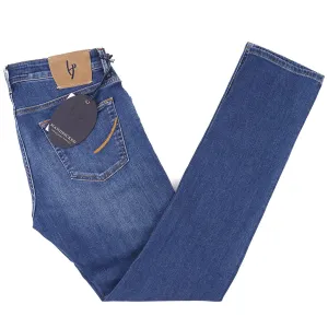 Handpicked 'Ravello' Slim-Fit Denim Jeans