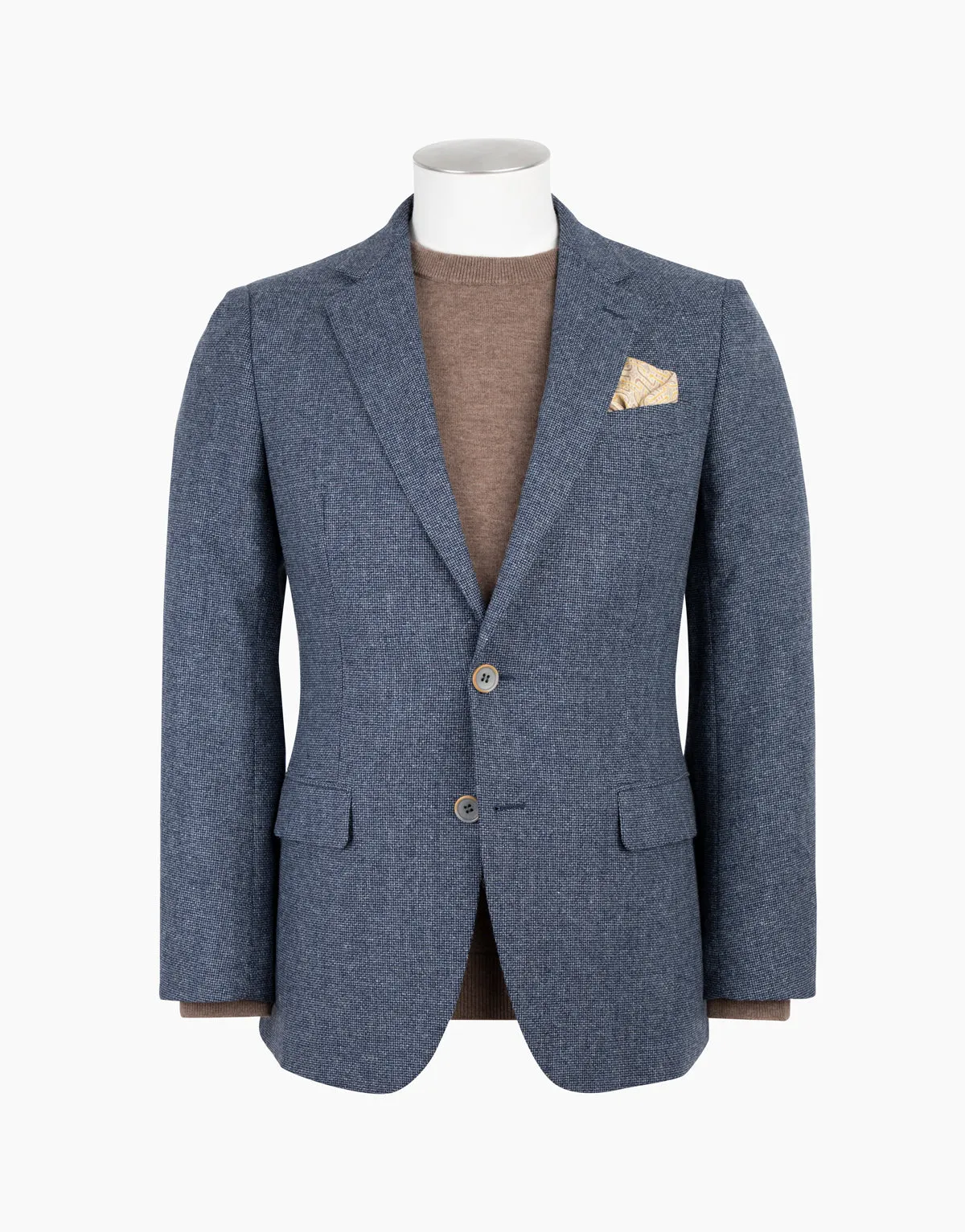 Hawker Blue Basket Weave Blazer