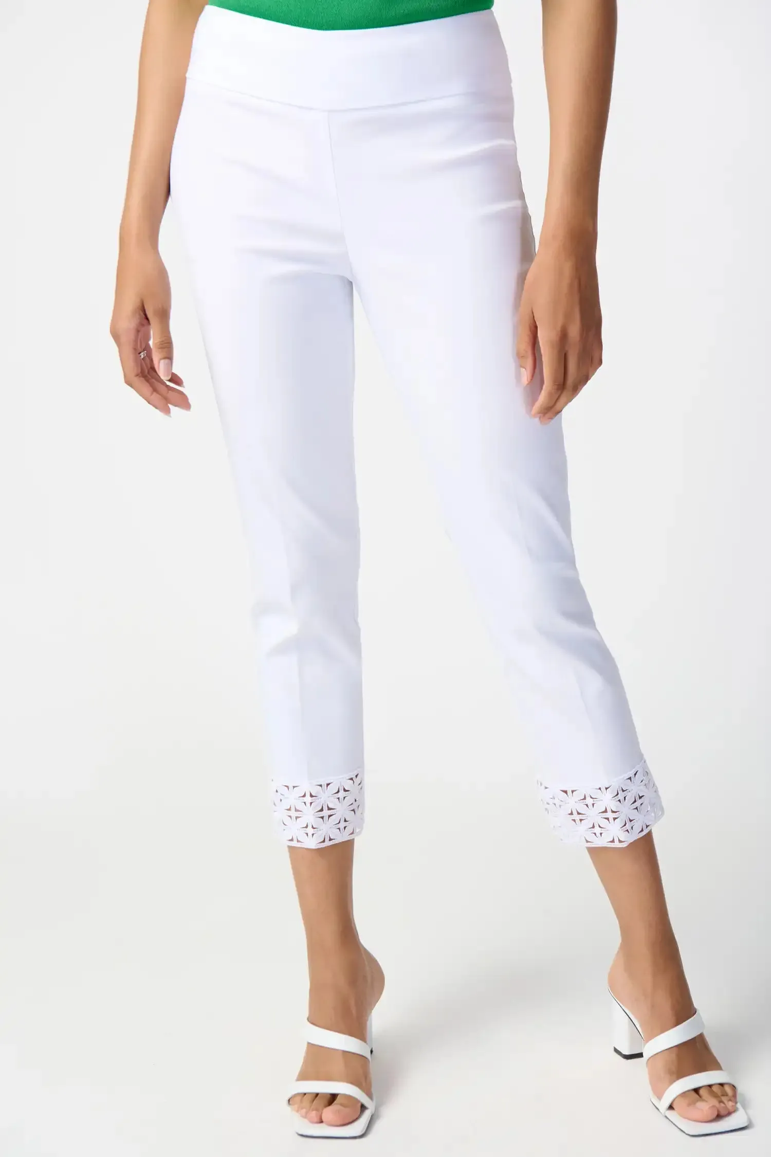 Joseph Ribkoff White Trousers Style 241102-12