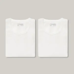 LADY WHITE CO. TEE 2 PACK - WHITE