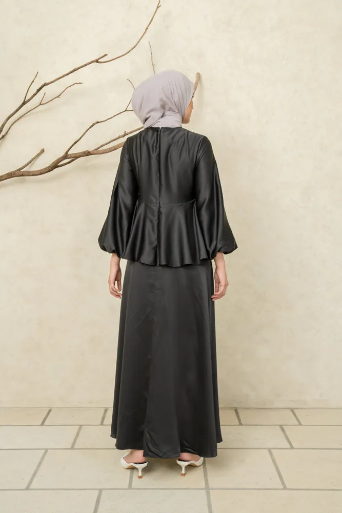 Lavinia Dress (Minor) Ebony