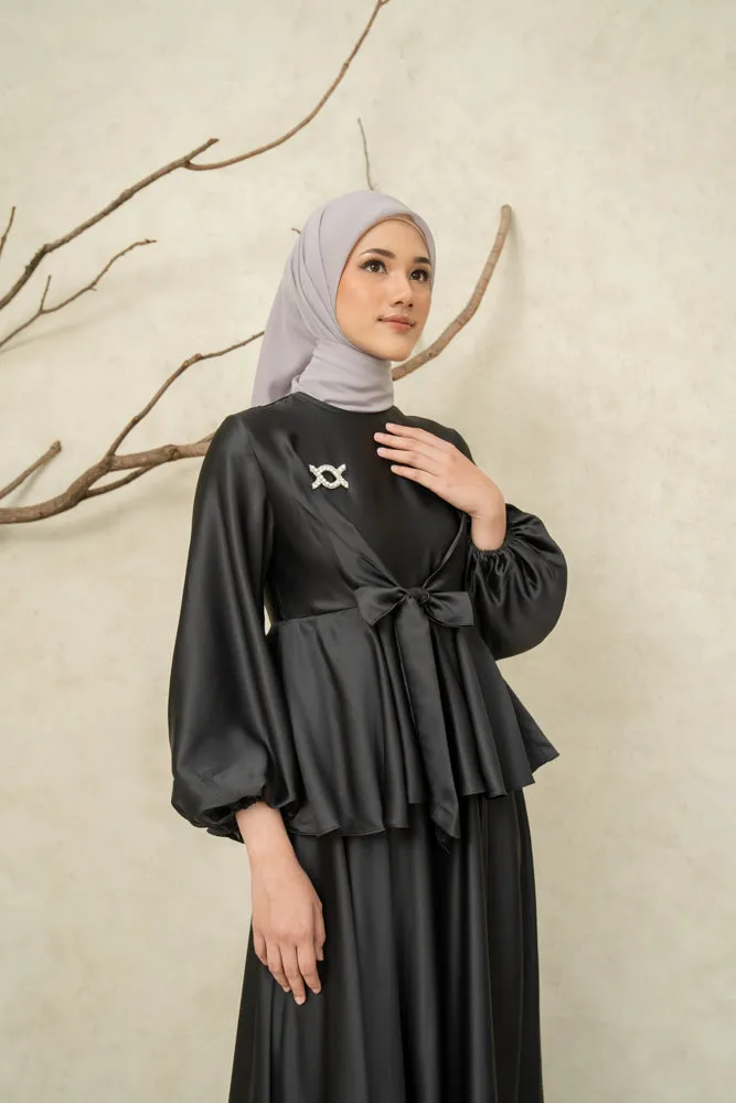 Lavinia Dress (Minor) Ebony