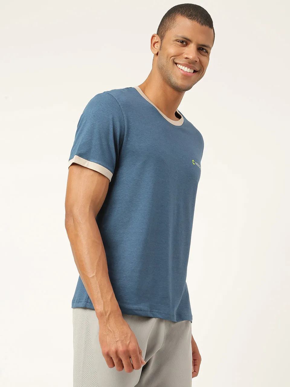 Men's Organic Bamboo Casual Tees - Crew Neck (Pack Of 1)