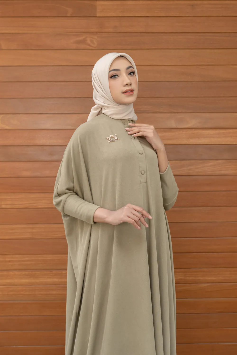 Naraya Dress Wood