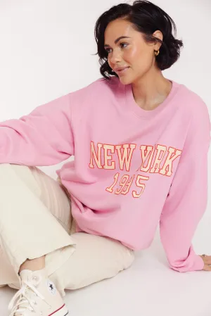 New York 1995 Sweatshirt in Pink