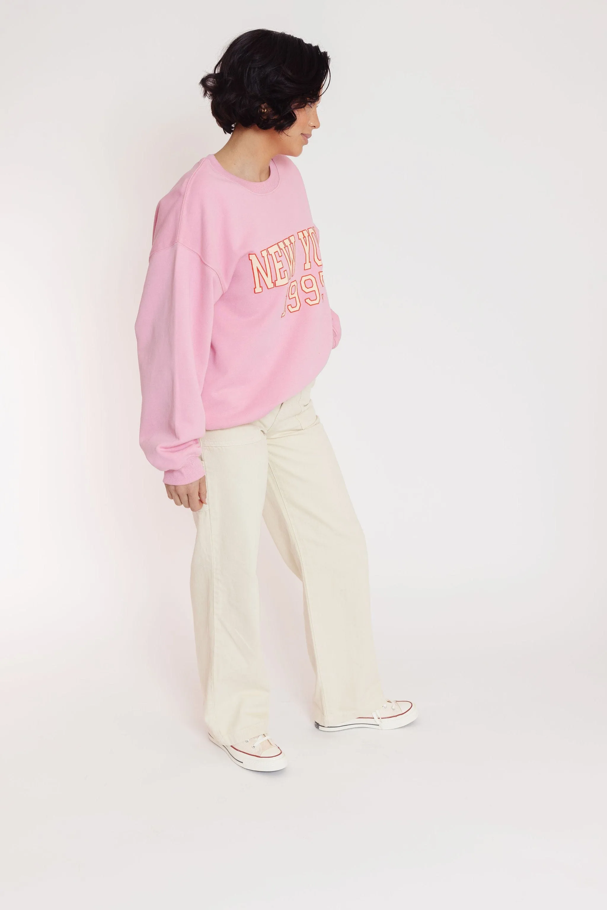 New York 1995 Sweatshirt in Pink