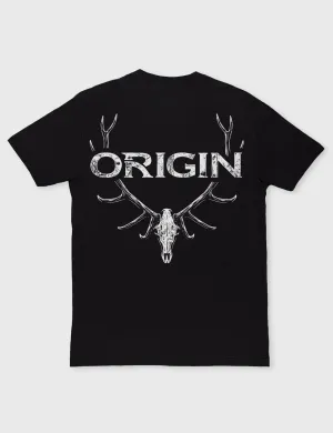 Illustrated Elk Skull Graphic - ORIGIN™ Core T-Shirt