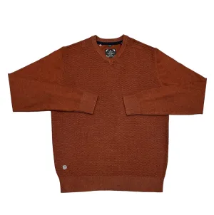 Point Zero Lemin V-Neck Sweater | Paprika