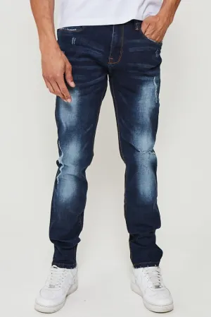 Royal Oak Tapered Jeans - Dark Blue