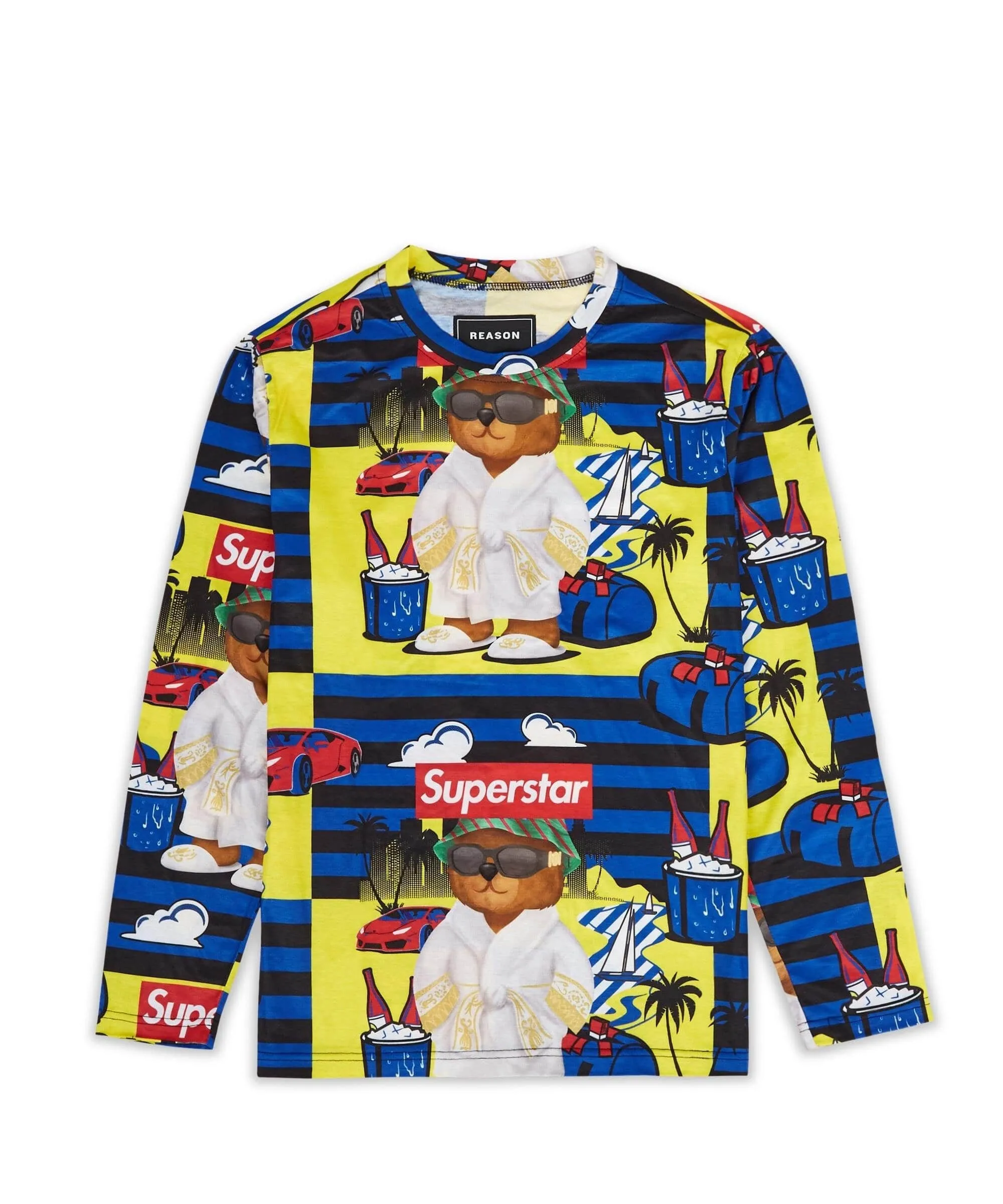 Superstar Bear Character Long Sleeve Tee