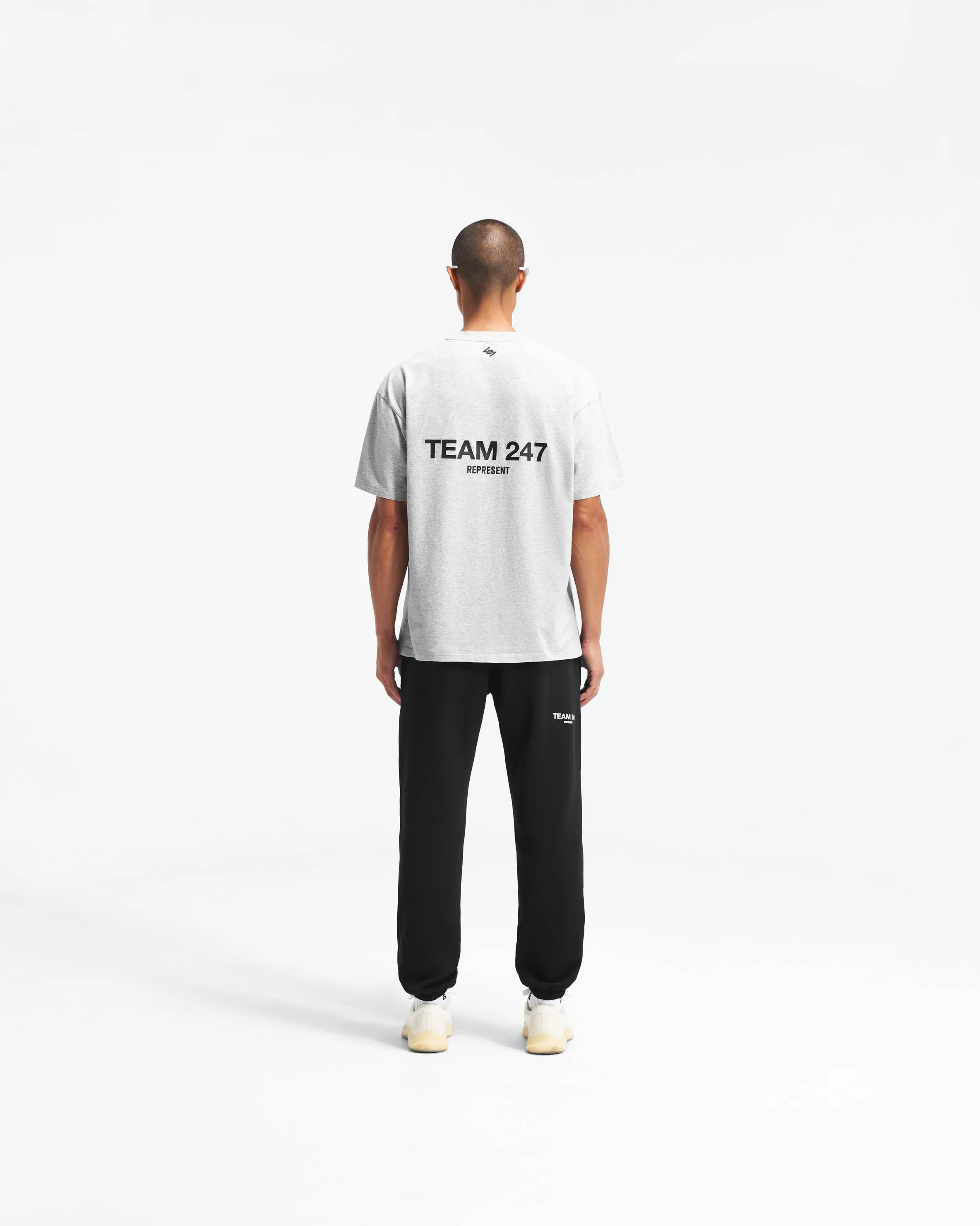 Team 247 Oversized  T-Shirt - Ash Grey