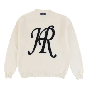 Unisex Chunky Knit Monogram Sweater