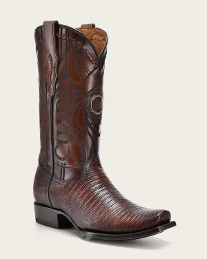 Western honey lizard boot